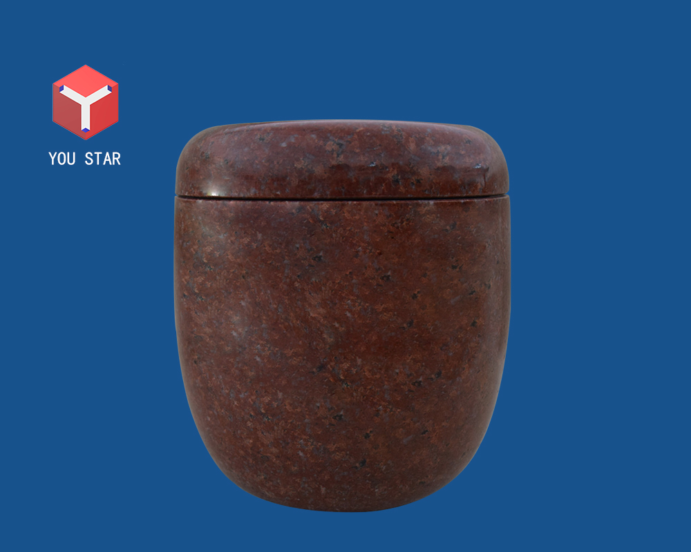 Imperial Red cremation urn